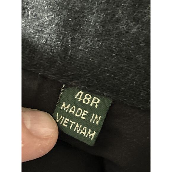 Lauren Ralph Lauren Size 48R Black Raincoat Coat Removable Quilted Lining - Picture 13 of 13